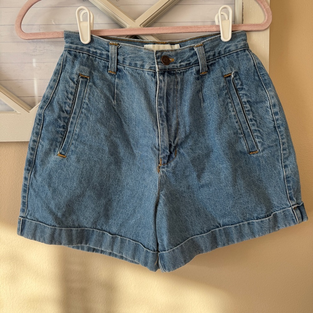 Paris Sports club size 6 vintage Jean‎ shorts bareback